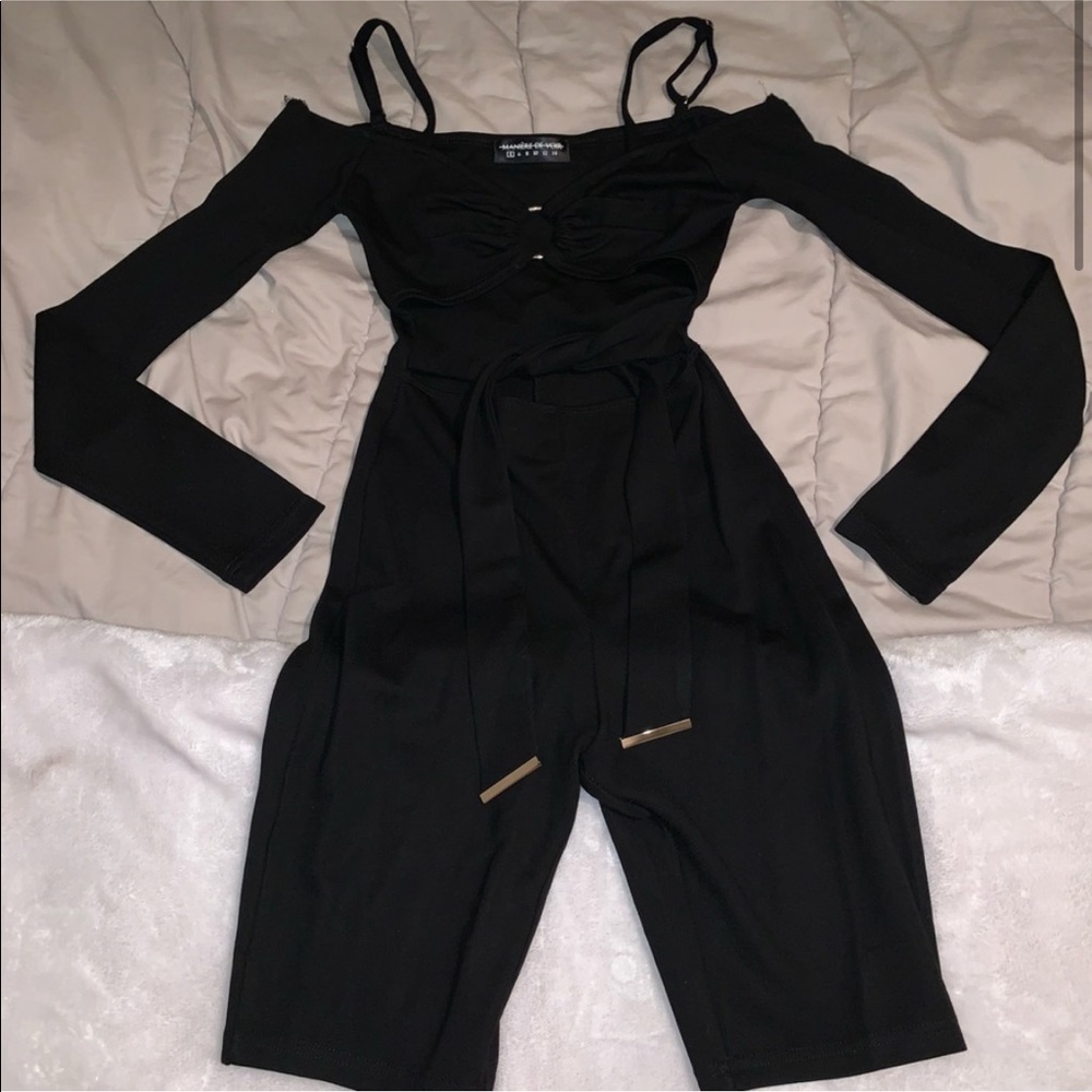 Black maniere de Voir unitard